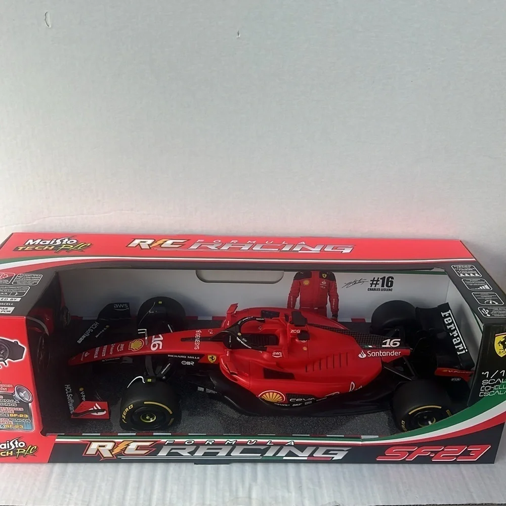 Ferrari Red Formula 1 Toy Car Sleek Design